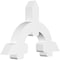 Ekena Millwork Ericson Architectural Grade PVC Gable Bracket, 48"W x 32"H x 6"D x 6"F, 16/12 Pitch GBP048X32X0606ERI00 - alternate 1